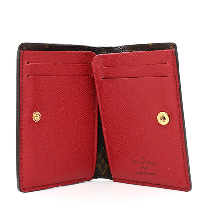 Louis Vuitton Monogram Compact Marie Wallet Rouge 5 of 9