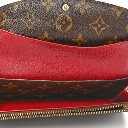 Louis Vuitton Monogram Emilie Wallet Fuchsia 5 of 9