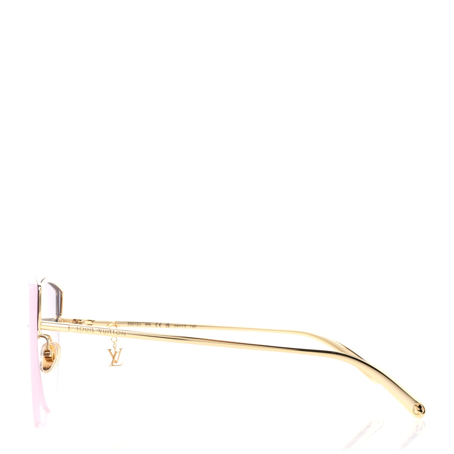 Metal LV Glam Cat Eye Sunglasses Z2012U Pink