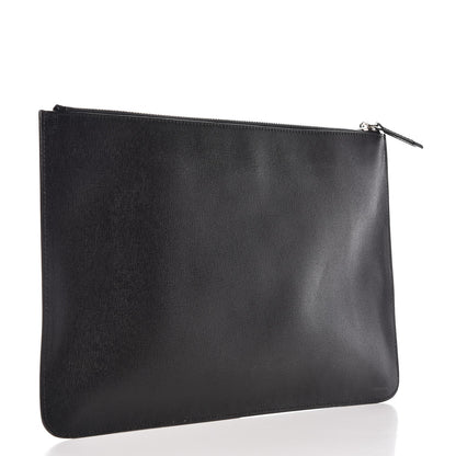 Fendi Vitello Elite Monster Eyes Studded Pouch Black 3 of 7