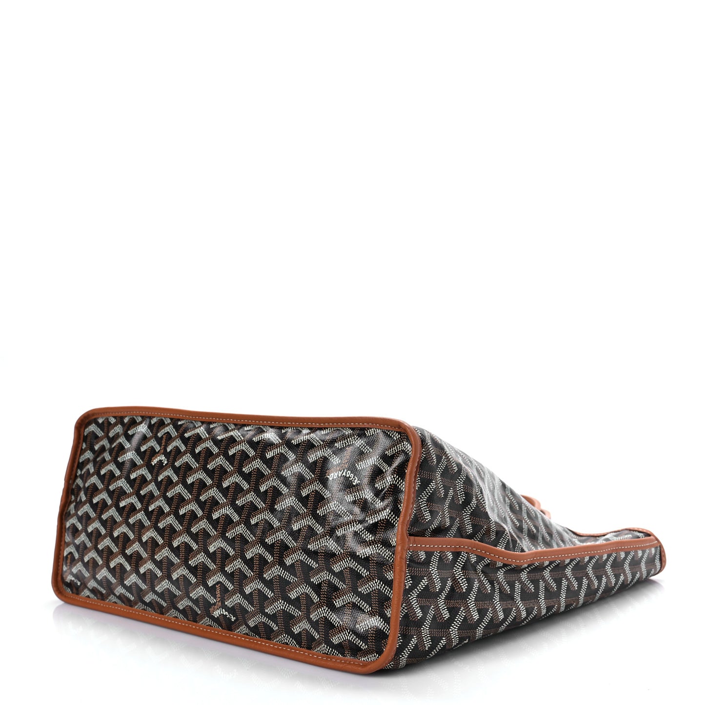 Goyardine Reversible Anjou PM Black Gold