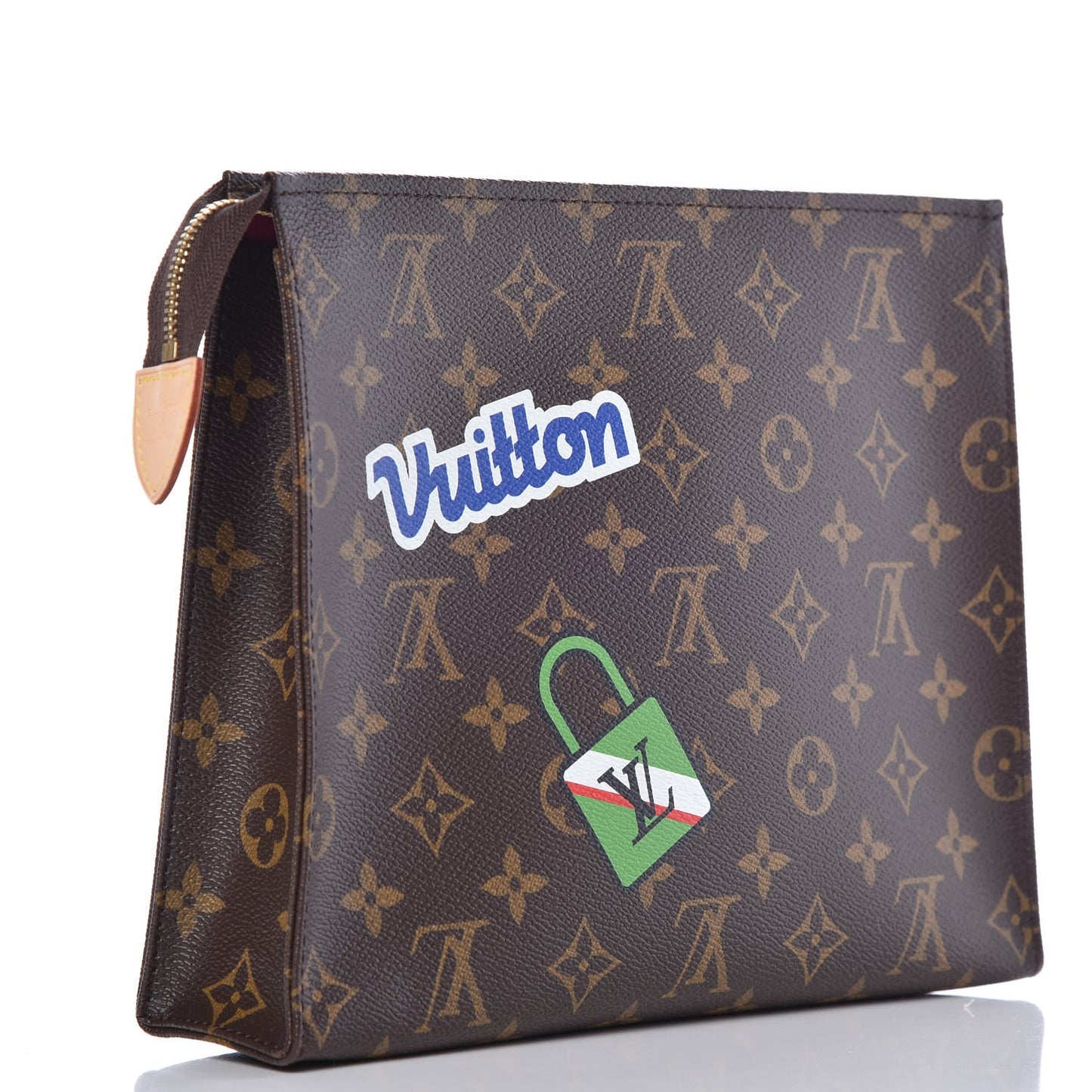 Monogram Travel Stickers Toiletry Pouch 26