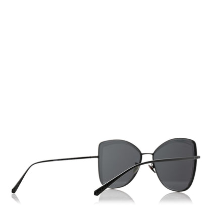 Chanel Metal Butterfly Sunglasses 4253 Black 4 of 9