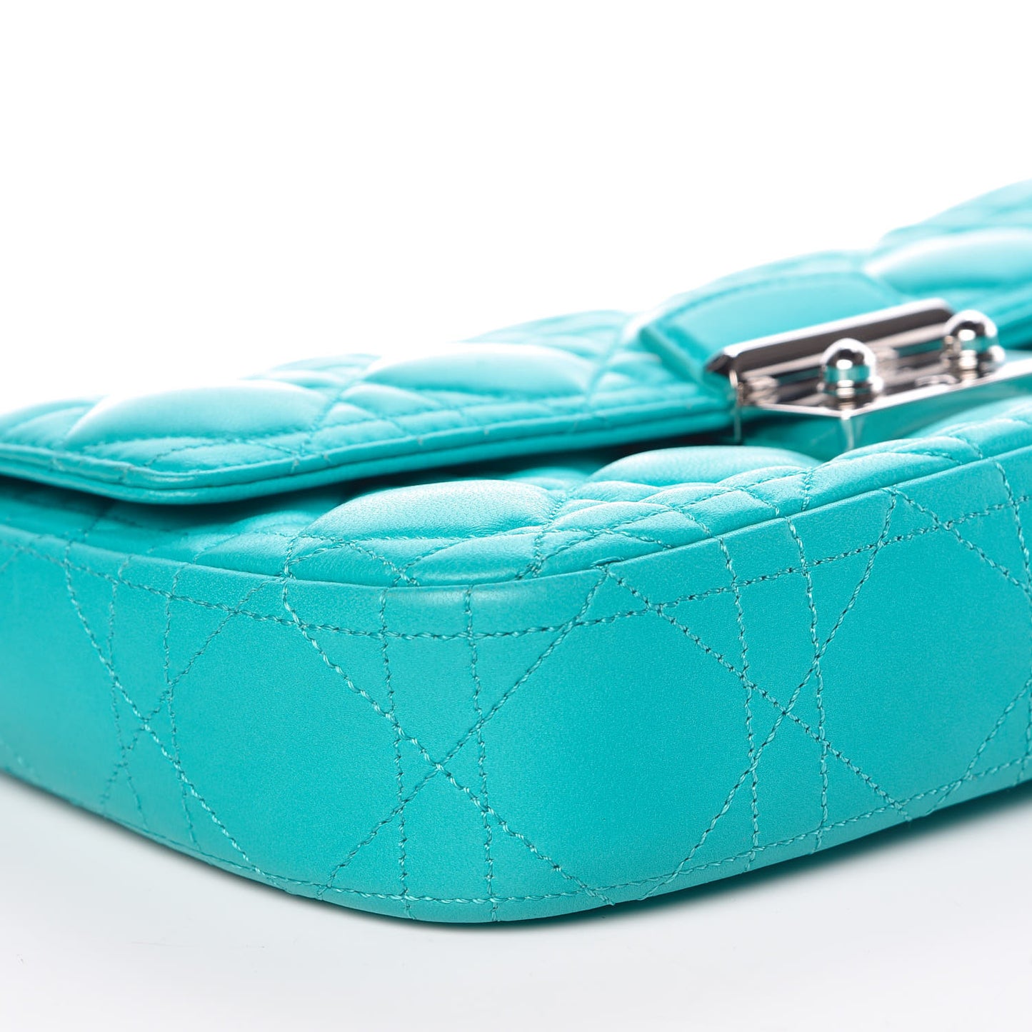 Lambskin Cannage Miss Dior Promenade Pouch Mer Du Sud
