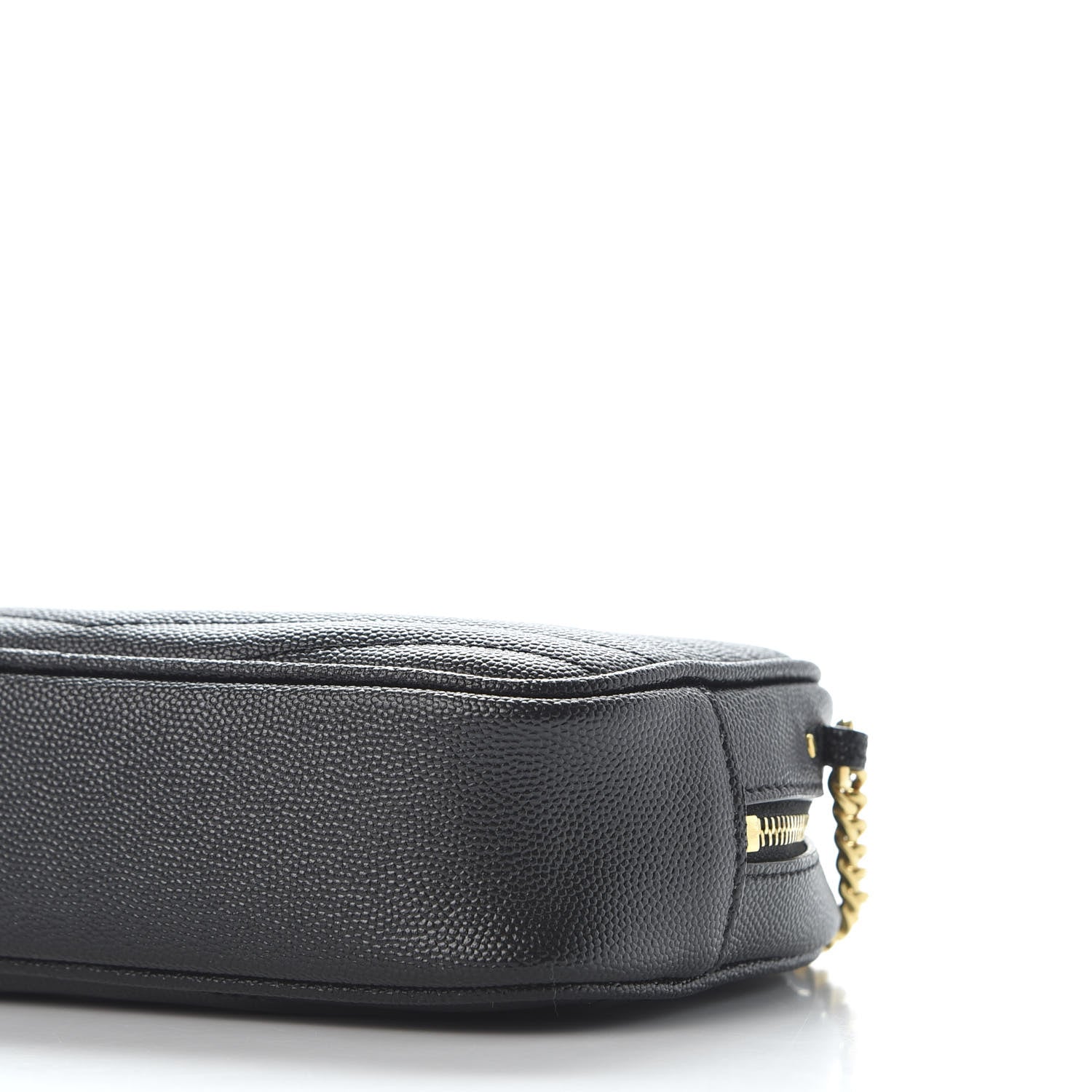 Saint Laurent Grain De Poudre Matelasse Monogram Mini Lou Camera Bag Black 8 of 10