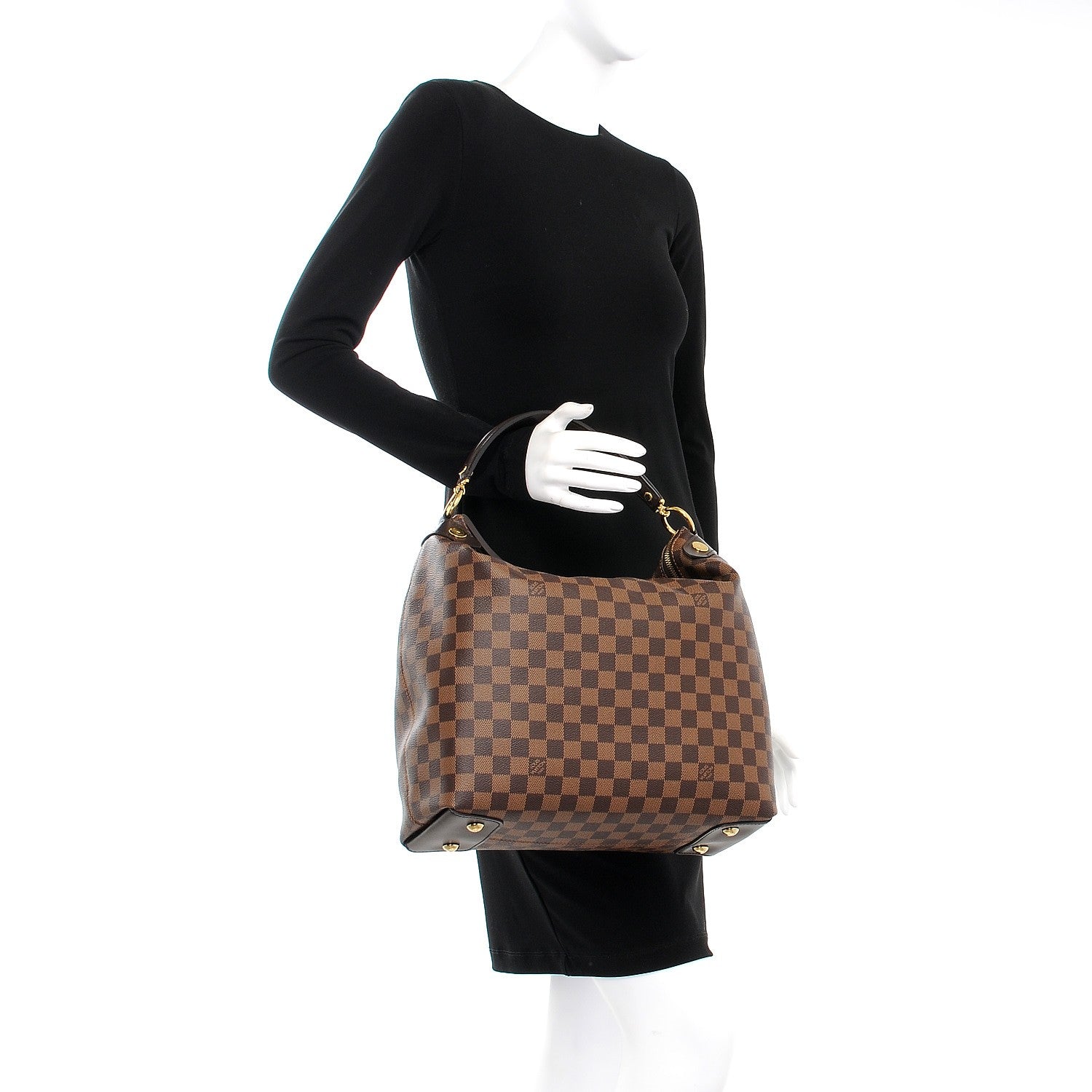 Louis Vuitton Damier Ebene Duomo Hobo 2 of 7