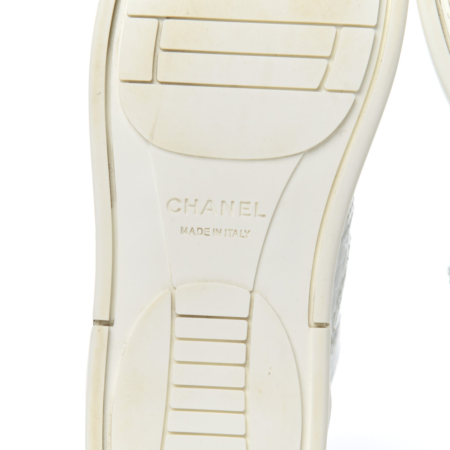Calfskin Crocodile Embossed Cocodile High Top Sneakers 36 White