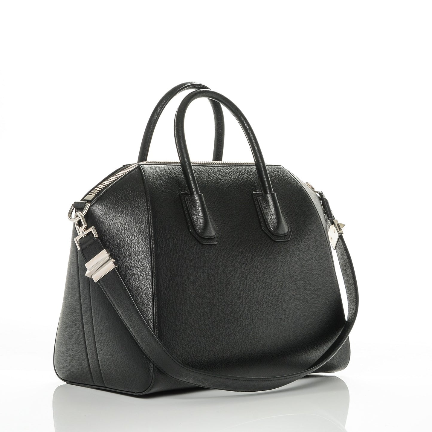 Sugar Goatskin Medium Antigona Black