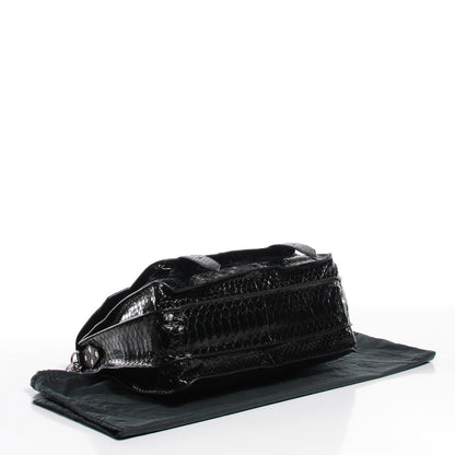 Proenza Schouler Python Large PS1 Satchel Black 6 of 11