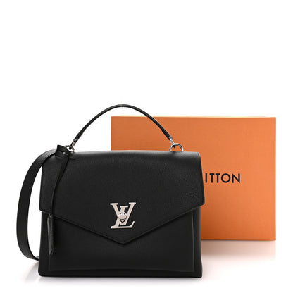 Louis Vuitton Soft Calfskin My Lockme Top Handle Black 11 of 11