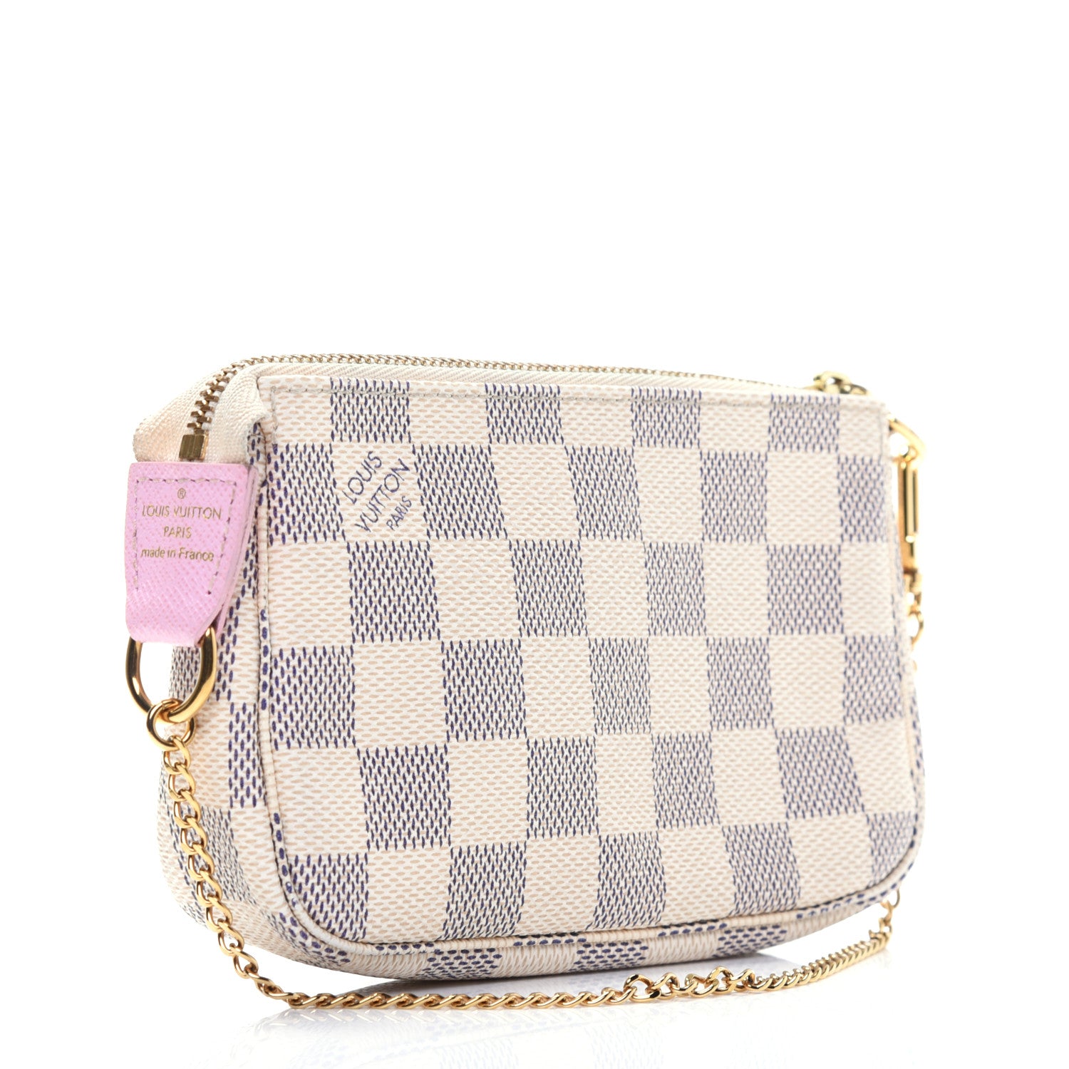 Louis Vuitton Damier Azur 2016 Christmas Animation Mini Pochette Accessories 3 of 13