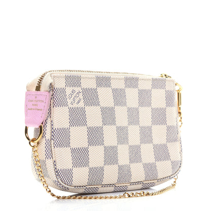 Louis Vuitton Damier Azur 2016 Christmas Animation Mini Pochette Accessories 3 of 13