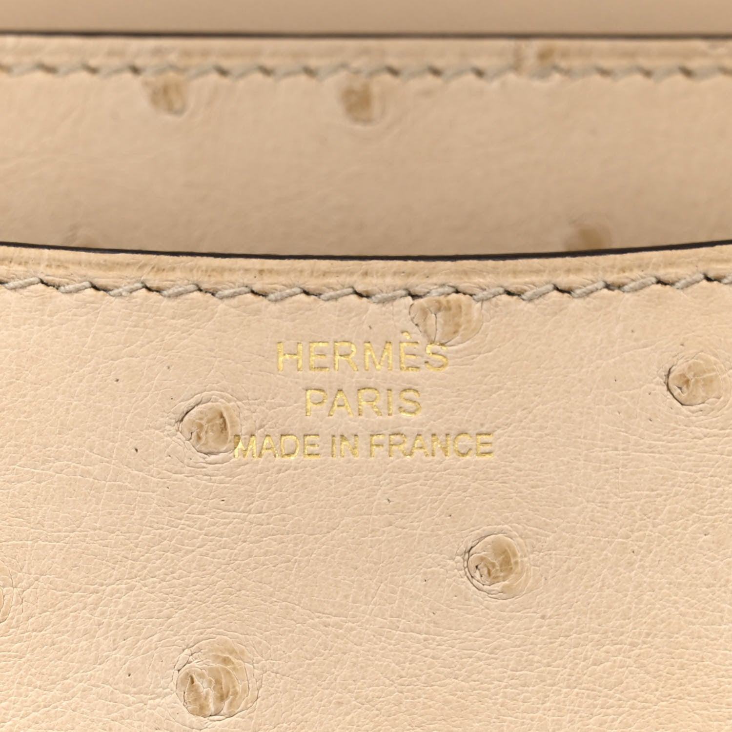 Hermes Ostrich Constance 18 Parchemin 6 of 11