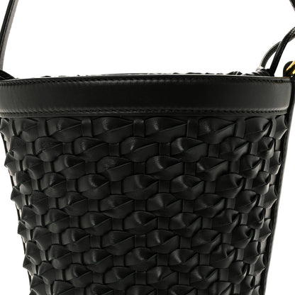 Bottega Veneta Nappa Intrecciato Small JJ Bucket Bag Black 9 of 11