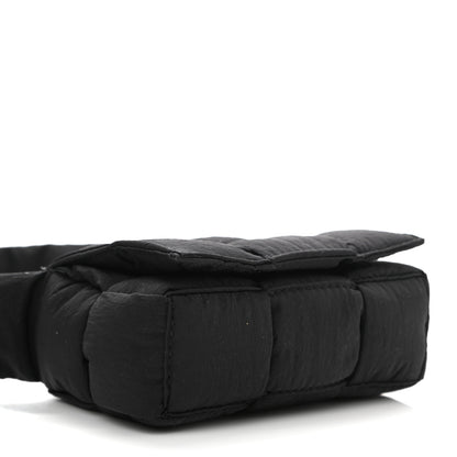Bottega Veneta Nylon Intrecciato Mini Padded Tech Candy Cassette Bag Black 4 of 10