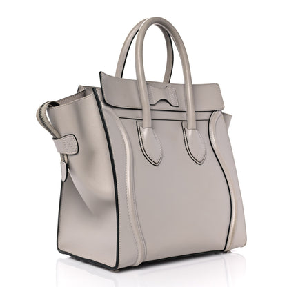 Celine Palmelato Mini Luggage Pearl Grey 2 of 11