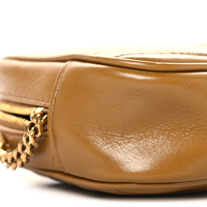Saint Laurent Calfskin Matelasse Monogram Mini Lou Camera Bag Tabac Brown 9 of 10