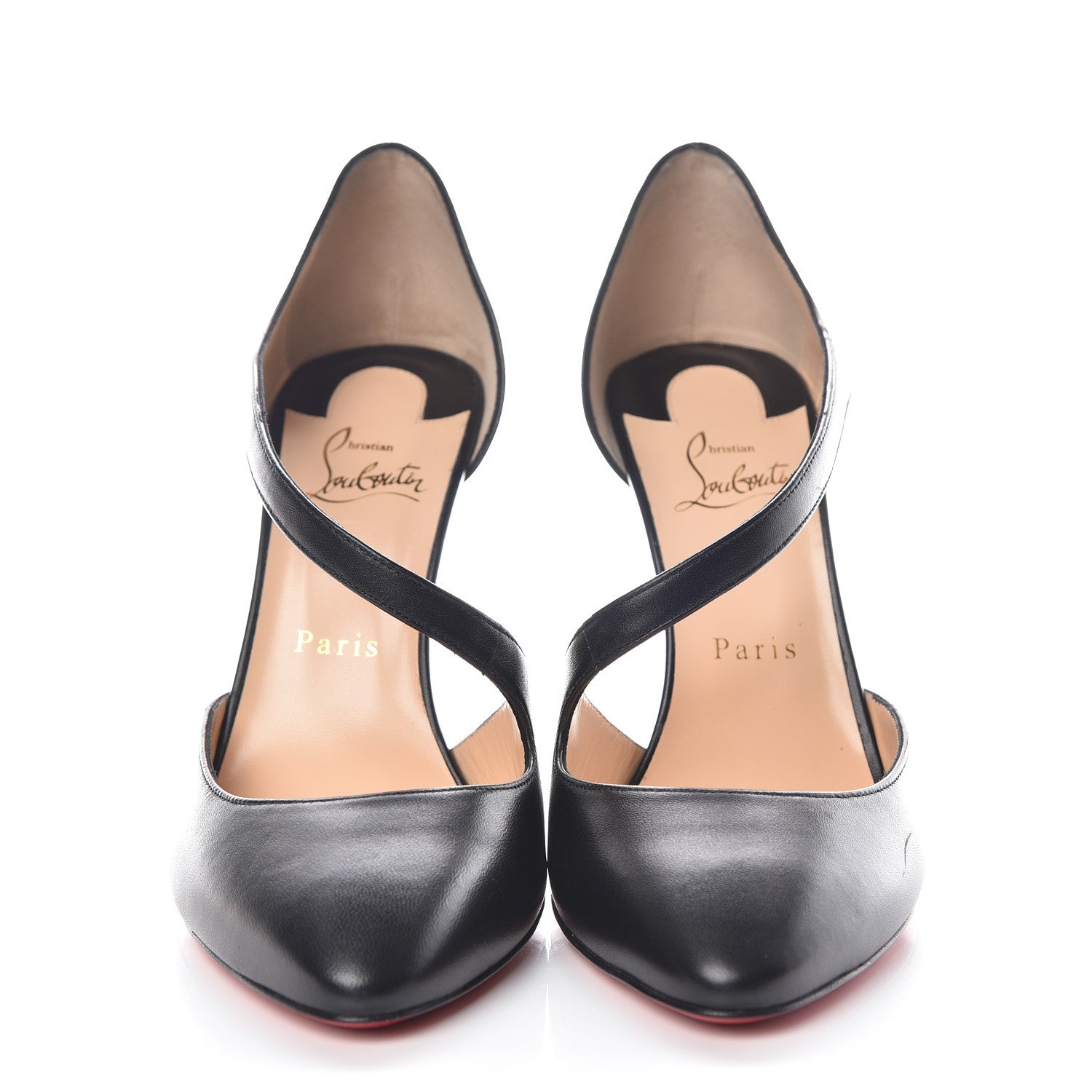 Christian Louboutin Shiny Nappa Catchy One 100 Pumps 39 Black 2 of 8
