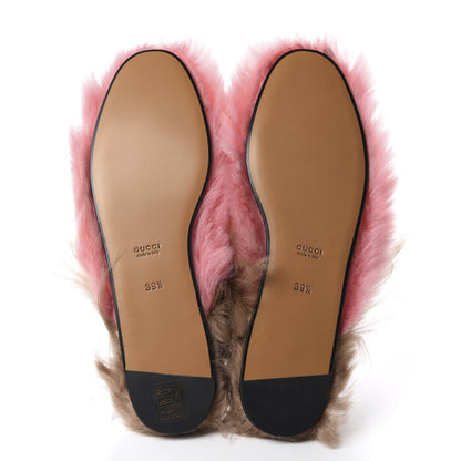 Gucci Merino Wool Womens Princetown Slippers 39.5 Pink 6 of 9