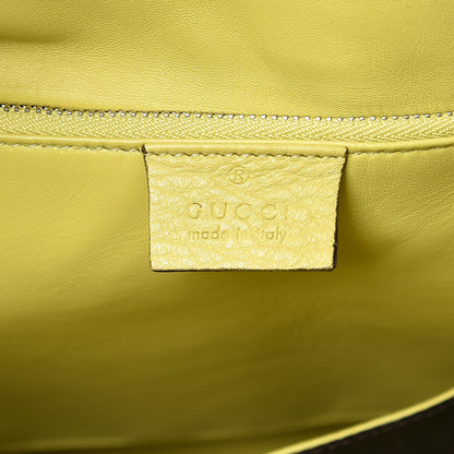 Gucci Cellarius Calfskin Bi-Color Ramble Layered Tote Nut Brown Mimosa Flower 6 of 8