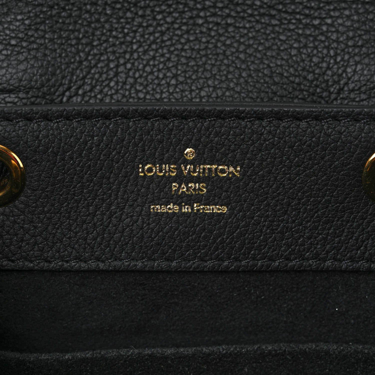 Louis Vuitton Calfskin Lockme Mini Backpack Black 6 of 10