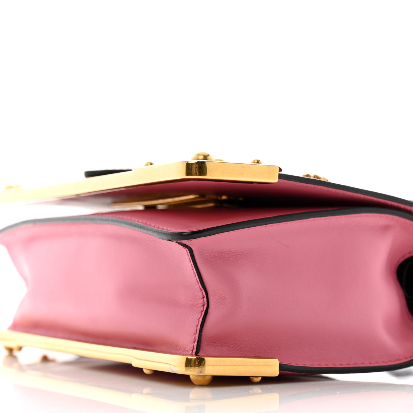 City Calf Saffiano Astrology Cahier Bag Fuxia Black