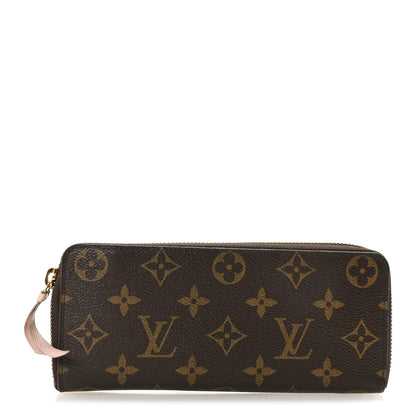 Louis Vuitton Monogram Clemence Wallet Rose Ballerine 1 of 6