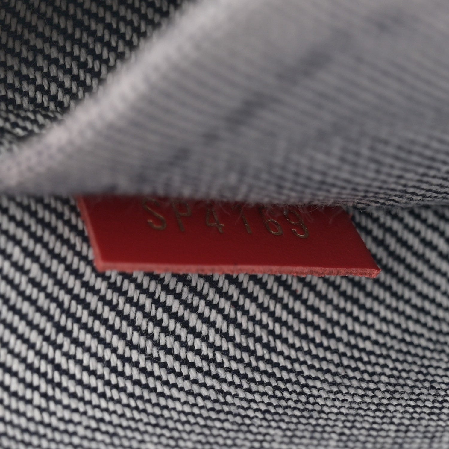 Louis Vuitton Denim Damier Monogram Patchwork Multi Pochette Accessories Blue Rouge 7 of 11