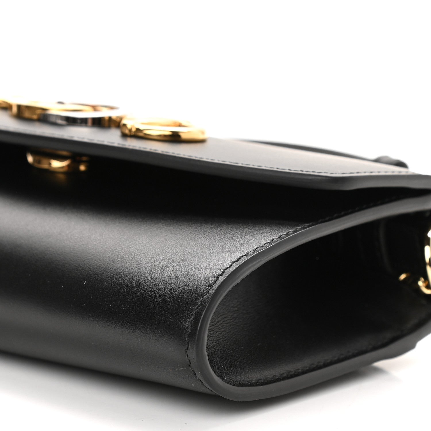 Gucci Smooth Calfskin Mini Zumi Shoulder Bag Black 8 of 8