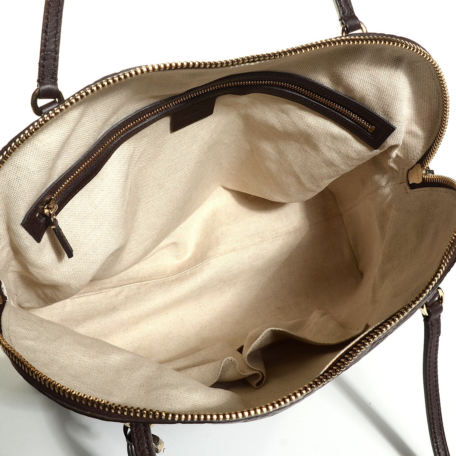 Gucci Guccissima Medium Bree Shoulder Bag Chocolate 5 of 9