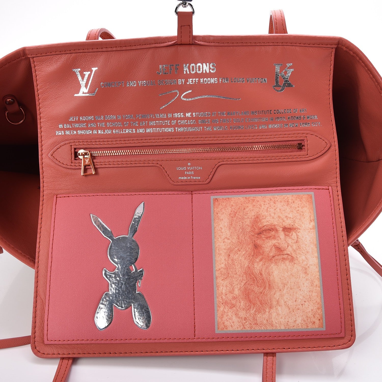 Louis Vuitton Masters Da Vinci Neverfull MM 7 of 9