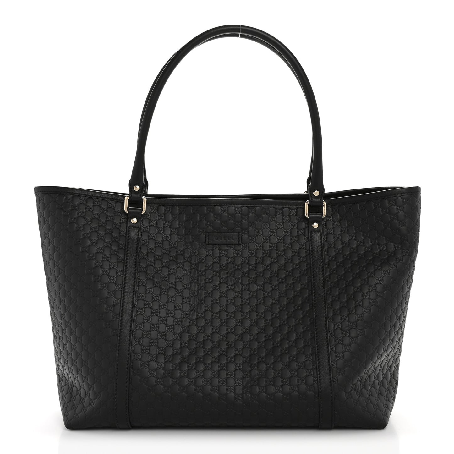Microguccissima Medium Joy Tote  Black