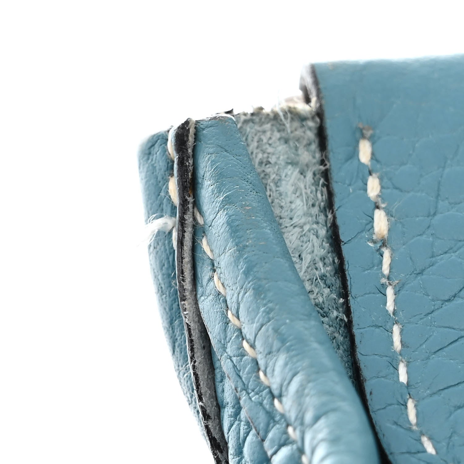 Hermes Taurillon Clemence Evelyne II GM Blue Jean 11 of 11