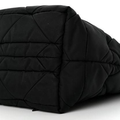 Prada Re-Nylon Nappa Triangle Quilted Padded Small Double Handled Zip Tote Black 10 of 10