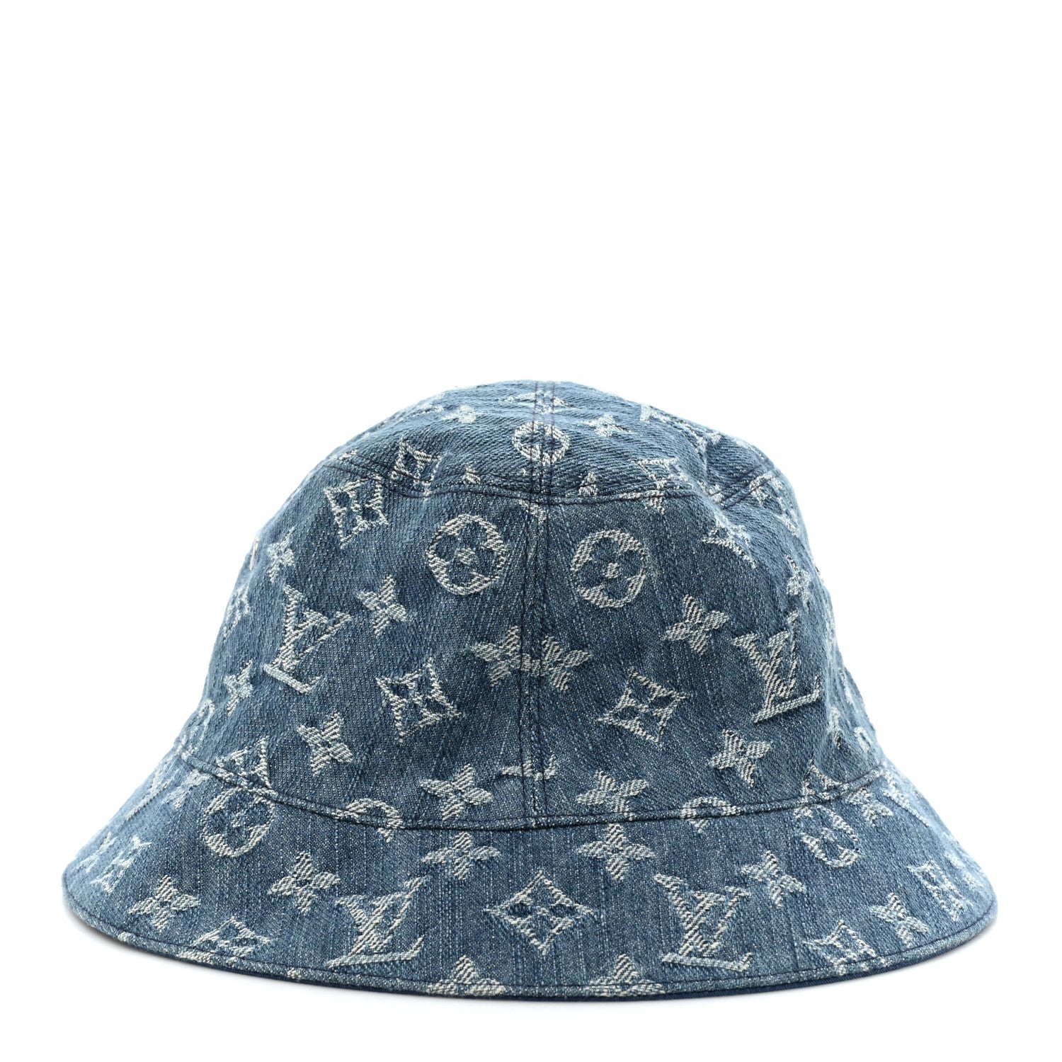 Louis Vuitton Monogram Denim Transformable Bob Bucket Hat Blue 5 of 15