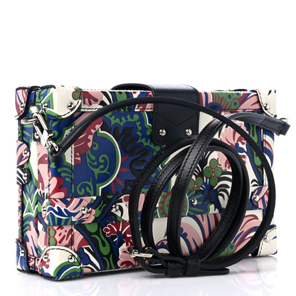 Louis Vuitton Epi Floral Petite Malle Rose Poudre Creme 3 of 9
