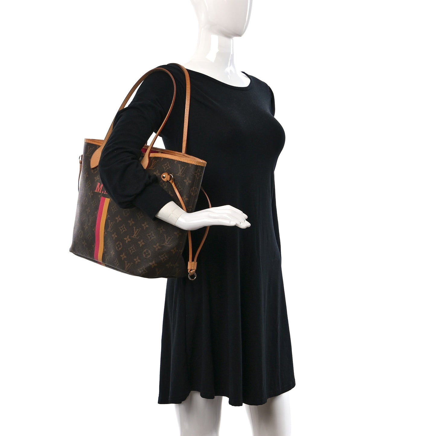 Monogram My LV Heritage Neverfull MM Fuchsia Yellow