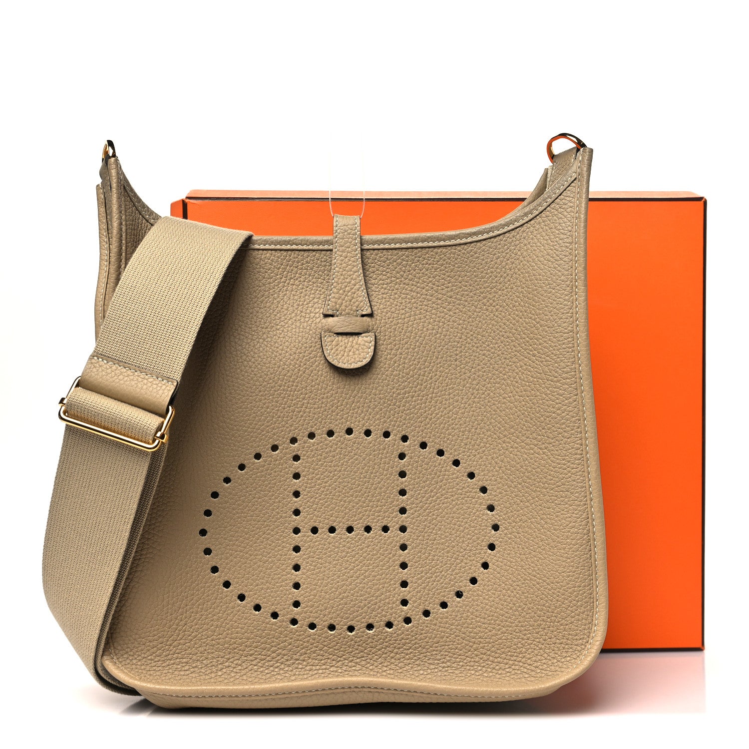 Hermes Taurillon Clemence EVELYNE III PM Trench 11 of 11