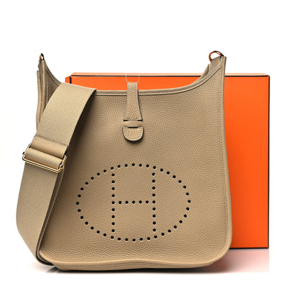 Hermes Taurillon Clemence EVELYNE III PM Trench 11 of 11