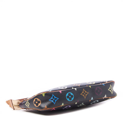 Louis Vuitton Monogram Multicolor Pochette Accessories Black 3 of 9