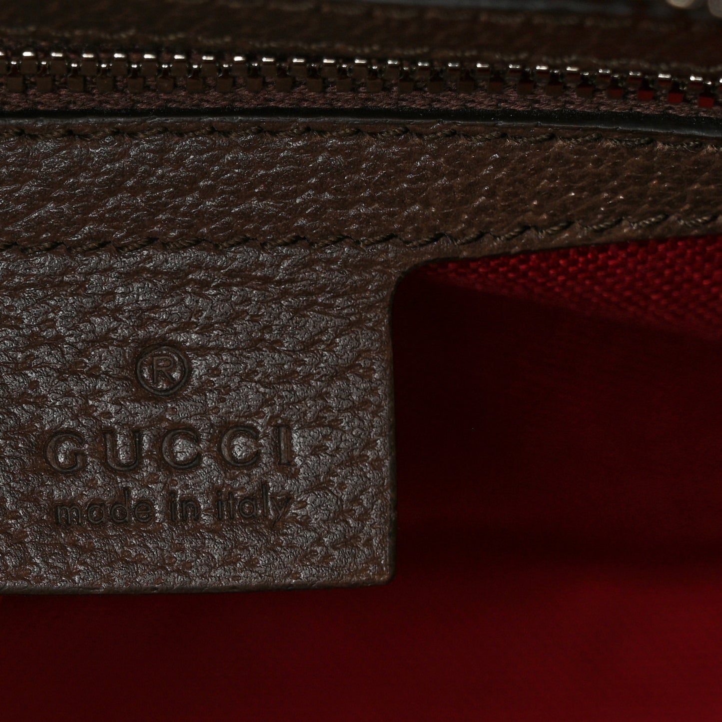 GG Supreme Monogram Textured Dollar Calfskin Small Detail Tote Beige Ebony New Acero