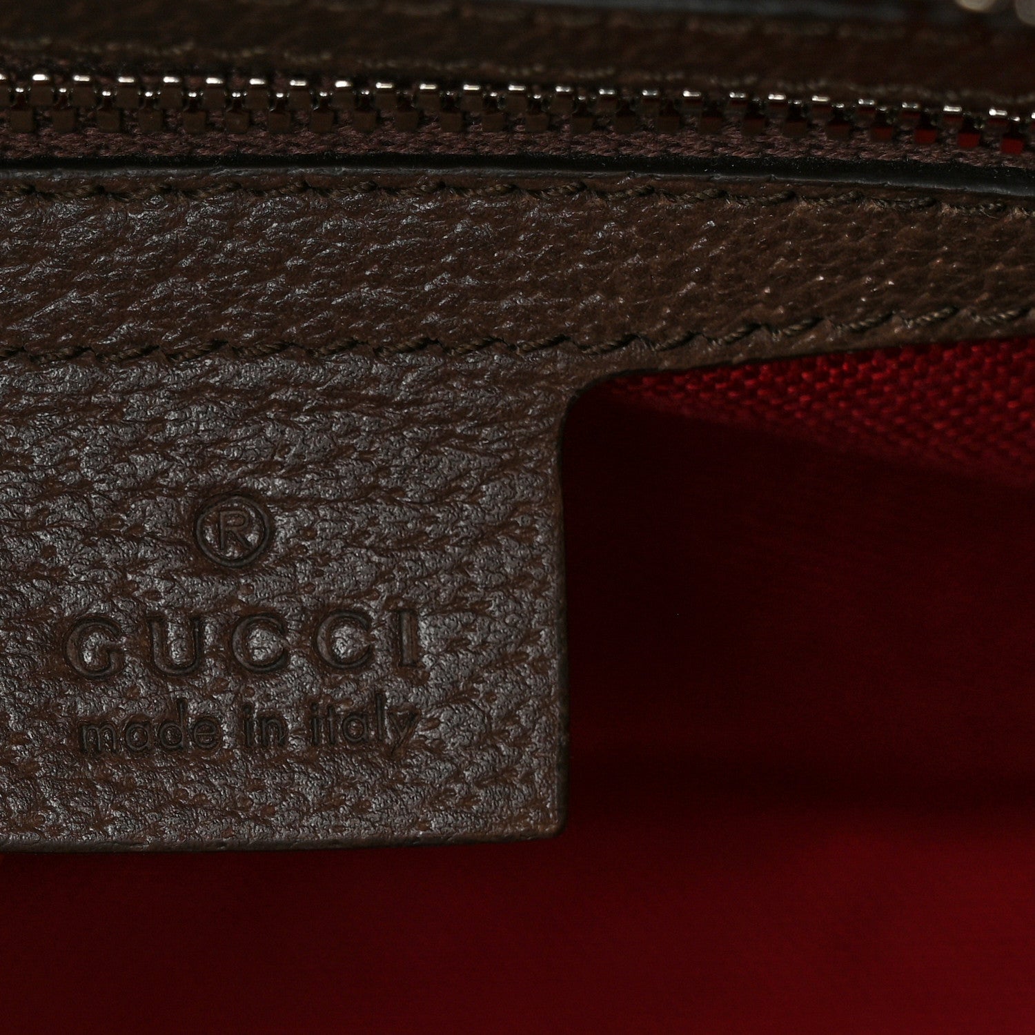 Gucci GG Supreme Monogram Textured Dollar Calfskin Small Detail Tote Beige Ebony New Acero 6 of 10