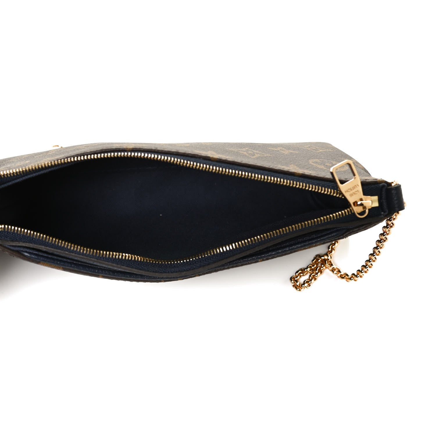 Louis Vuitton Monogram Pallas Clutch Blue Marine 5 of 13
