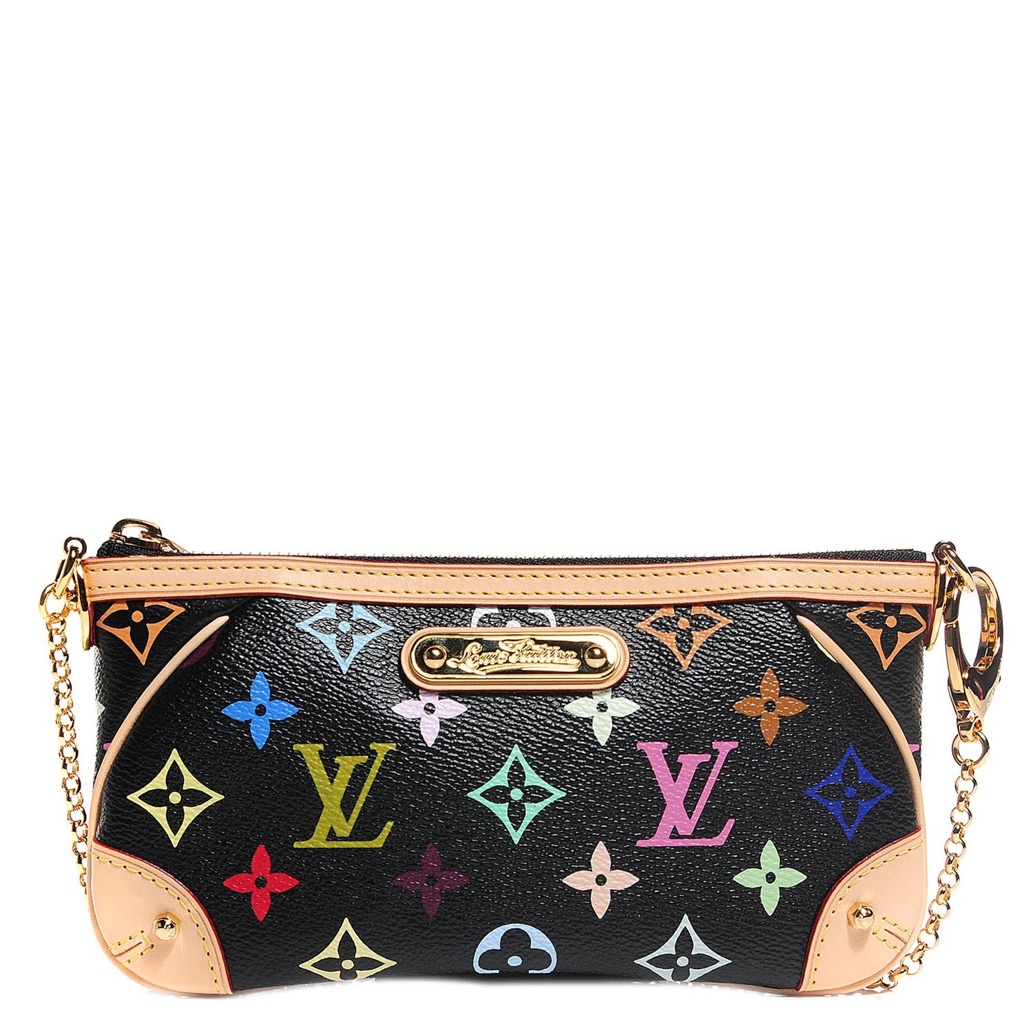 Monogram Multicolor Pochette Milla MM Black