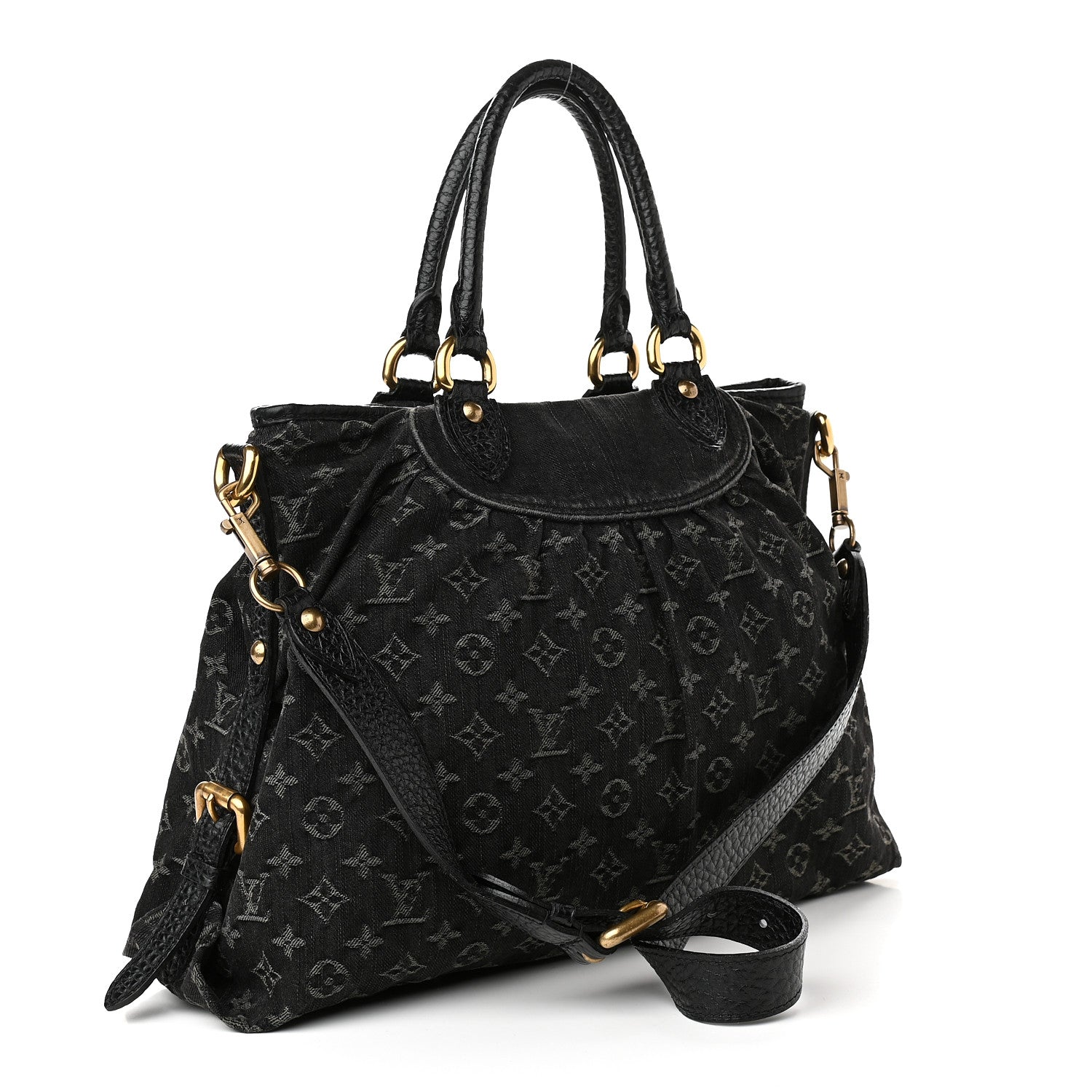 Louis Vuitton Denim Neo Cabby GM Black 3 of 11