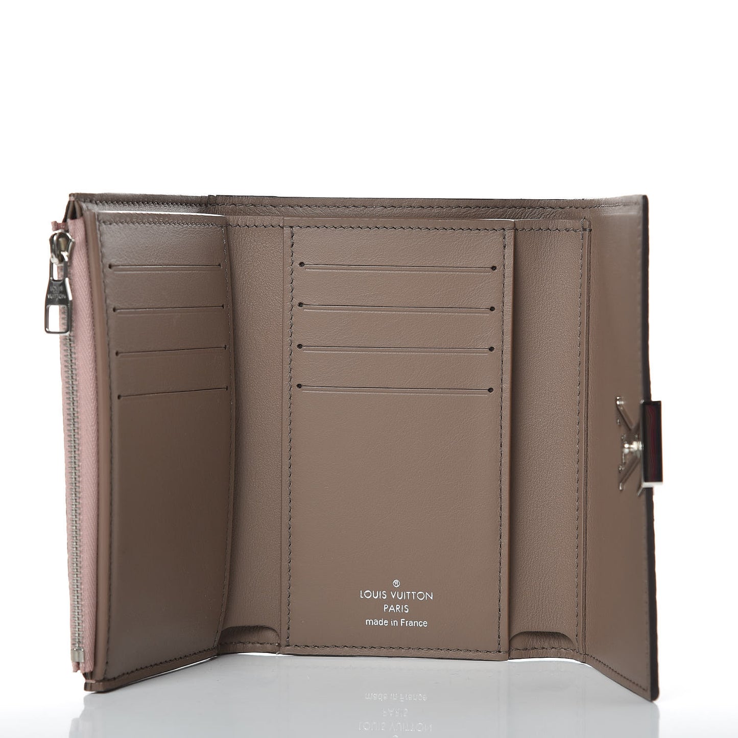 Taurillon Capucines Compact Wallet Magnolia