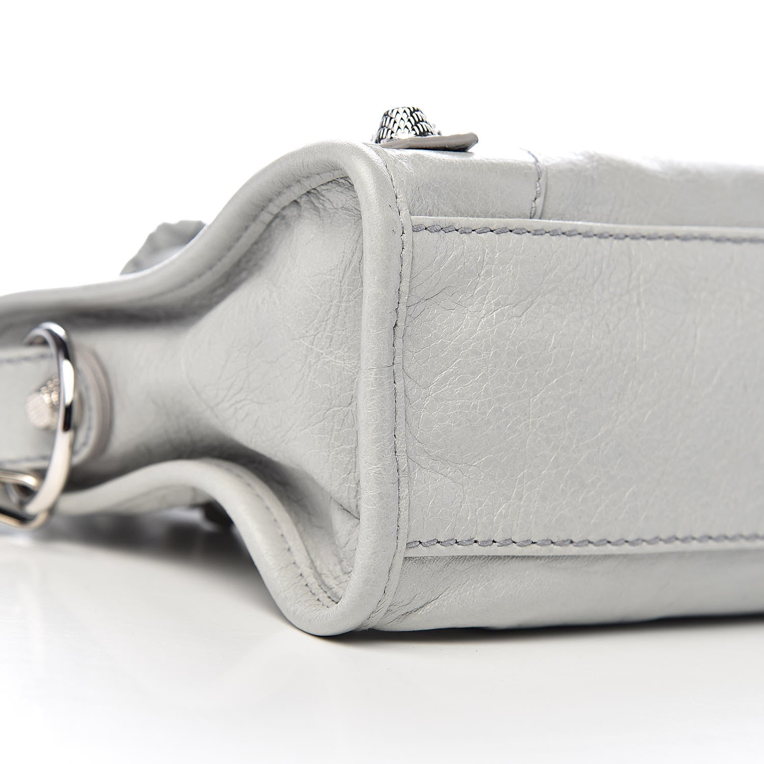 Balenciaga Agneau Giant 12 Silver Hardware Mini City Gris Glace 8 of 10