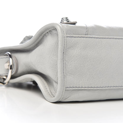 Balenciaga Agneau Giant 12 Silver Hardware Mini City Gris Glace 8 of 10