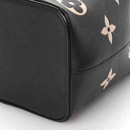 Louis Vuitton Empreinte Monogram Giant Neonoe MM Black Beige 10 of 10