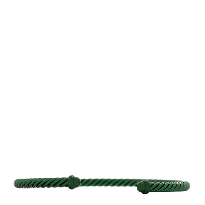 David Yurman Aluminum 4mm Classic Cable Bracelet Green 1 of 4
